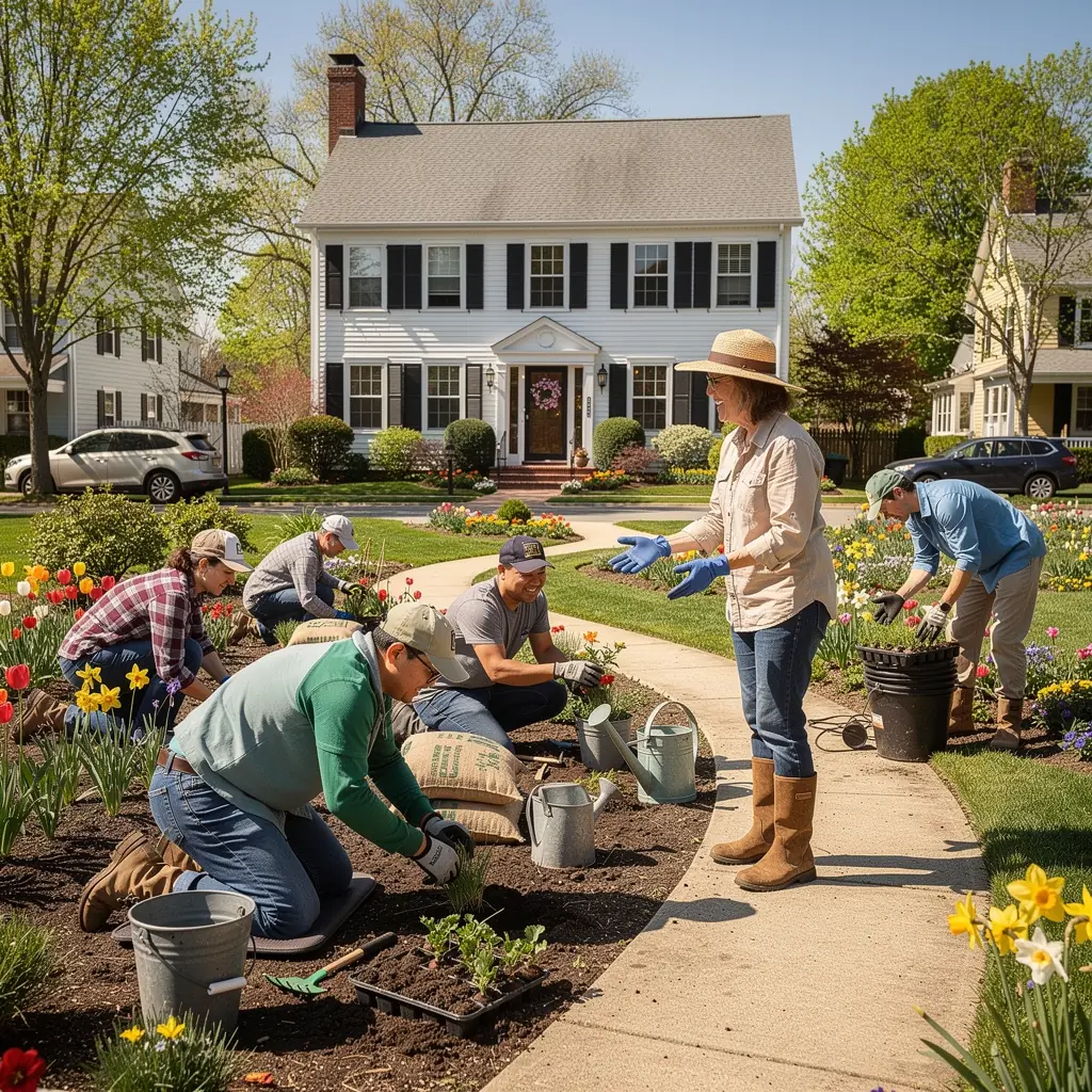 Фасад дома с симметричными окнами и крышей в традиционном стиле.